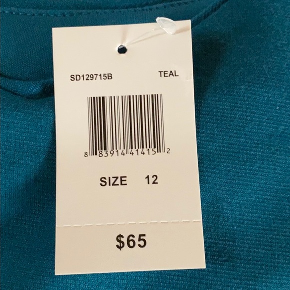 NWT* Girls size 12 special occasion dress. Teal - Picture 4 of 4